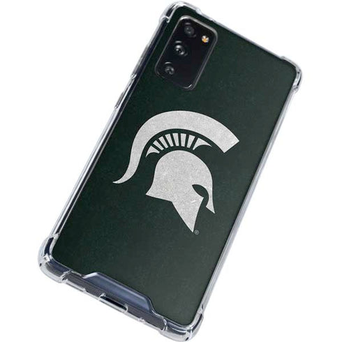 Michigan State University Spartans Logo Galaxy S20 FE Clear Case